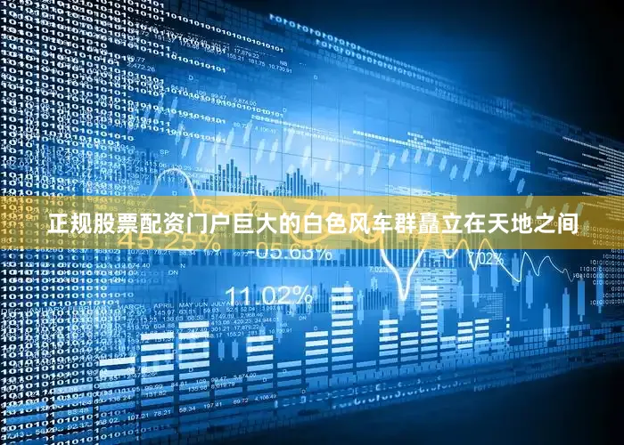 正规股票配资门户巨大的白色风车群矗立在天地之间